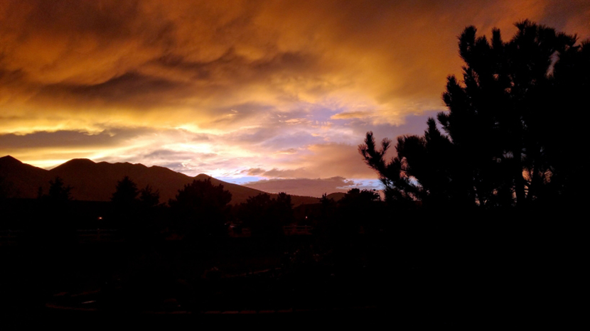 Sunset over the San Francisco Peaks